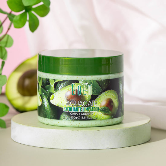 Exfoliante Limpiador de Aguacate – Cara y Cuerpo, 350 g