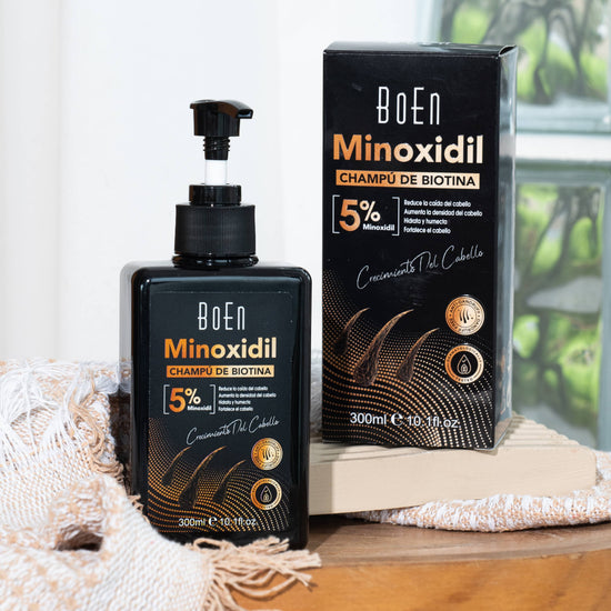Champú con Minoxidil 5% y Biotina – 300 ml