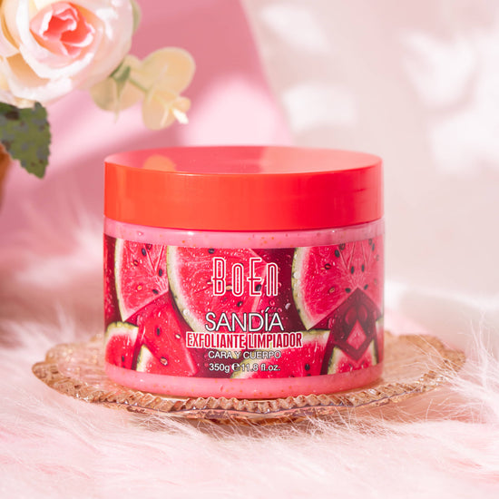 Exfoliante Limpiador de Sandía – Cara y Cuerpo, 350 g