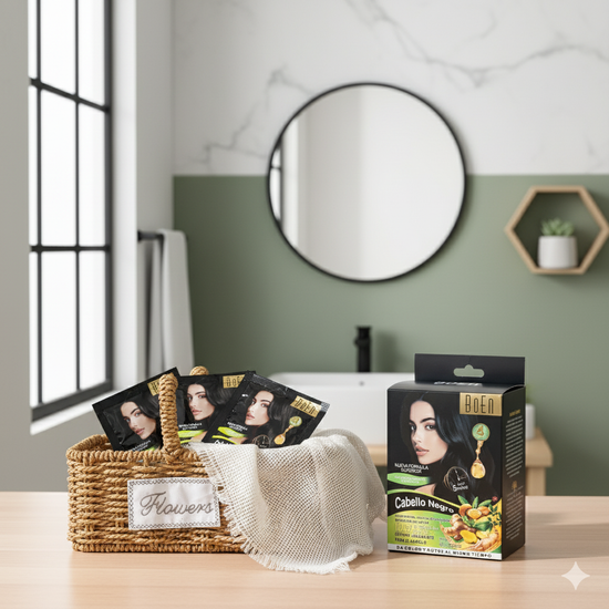 Champú Colorante Cabello Castaña – 30 ml x 10 pzs