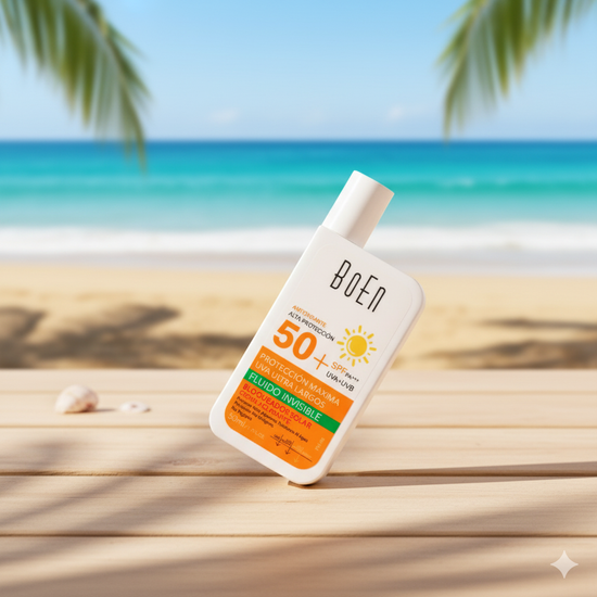 Bloqueador Solar SPF 50+ Fluido Ligero e Invisible – 50 ml